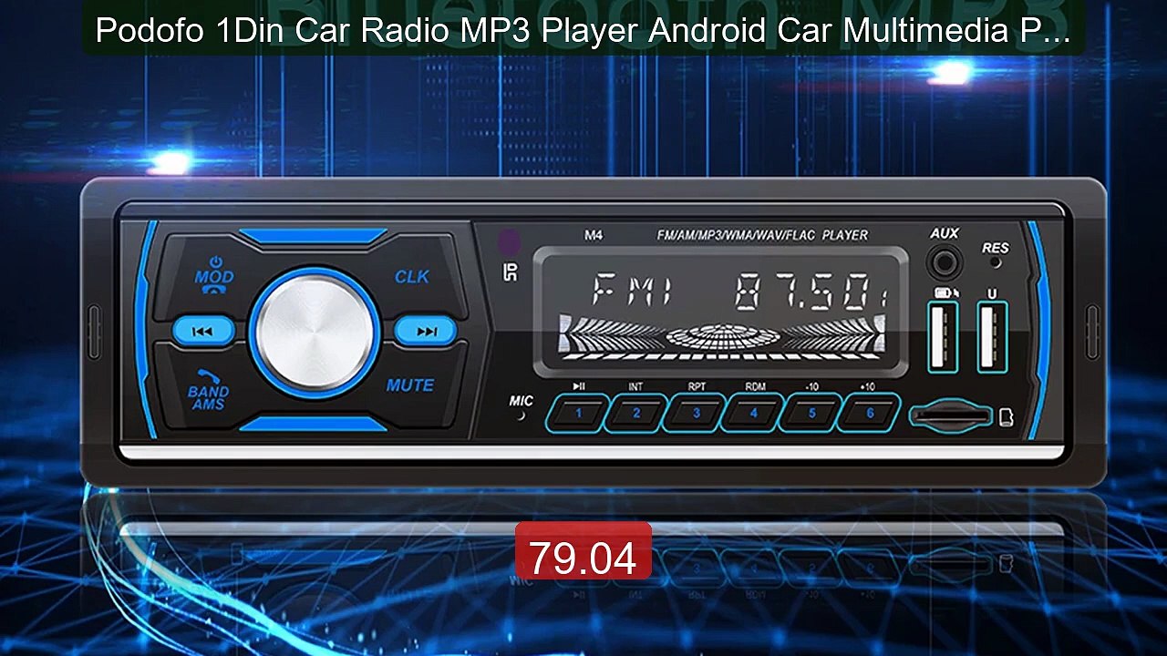 Podofo 1Din Car Radio MP3 Player Android Car Multimedia Player Blu... -- Best Deal 2026 | Shop Now!