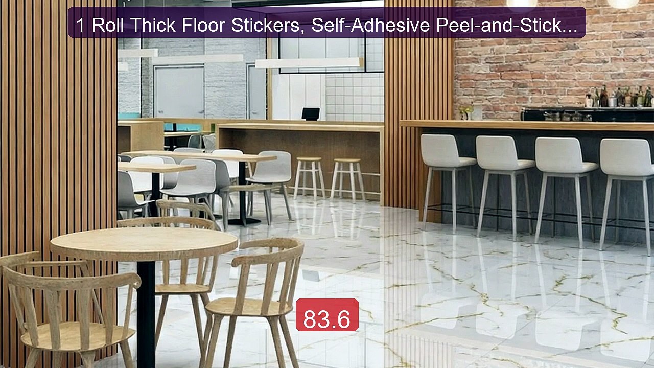 1 Roll Thick Floor Stickers, Self-Adhesive Peel-and-Stick Wall... -- Hot Deal 2026 | Limited Offer!