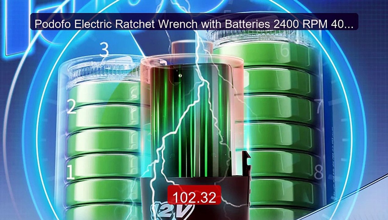 Podofo Electric Ratchet Wrench with Batteries 2400 RPM 40 ft-lbs C... -- Best Deal 2026 | Shop Now!