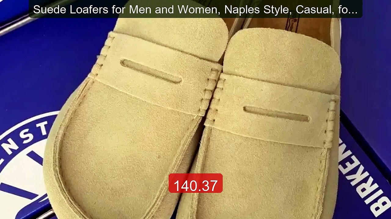 Suede Loafers for Men and Women, Naples Style, Casual, for Driving... -- Best Deal 2026 | Shop Now!