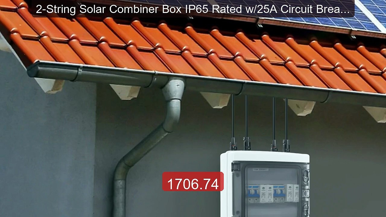 2-String Solar Combiner Box IP65 Rated w/25A Circuit Breaker 1000V... -- Best Deal 2026 | Shop Now!
