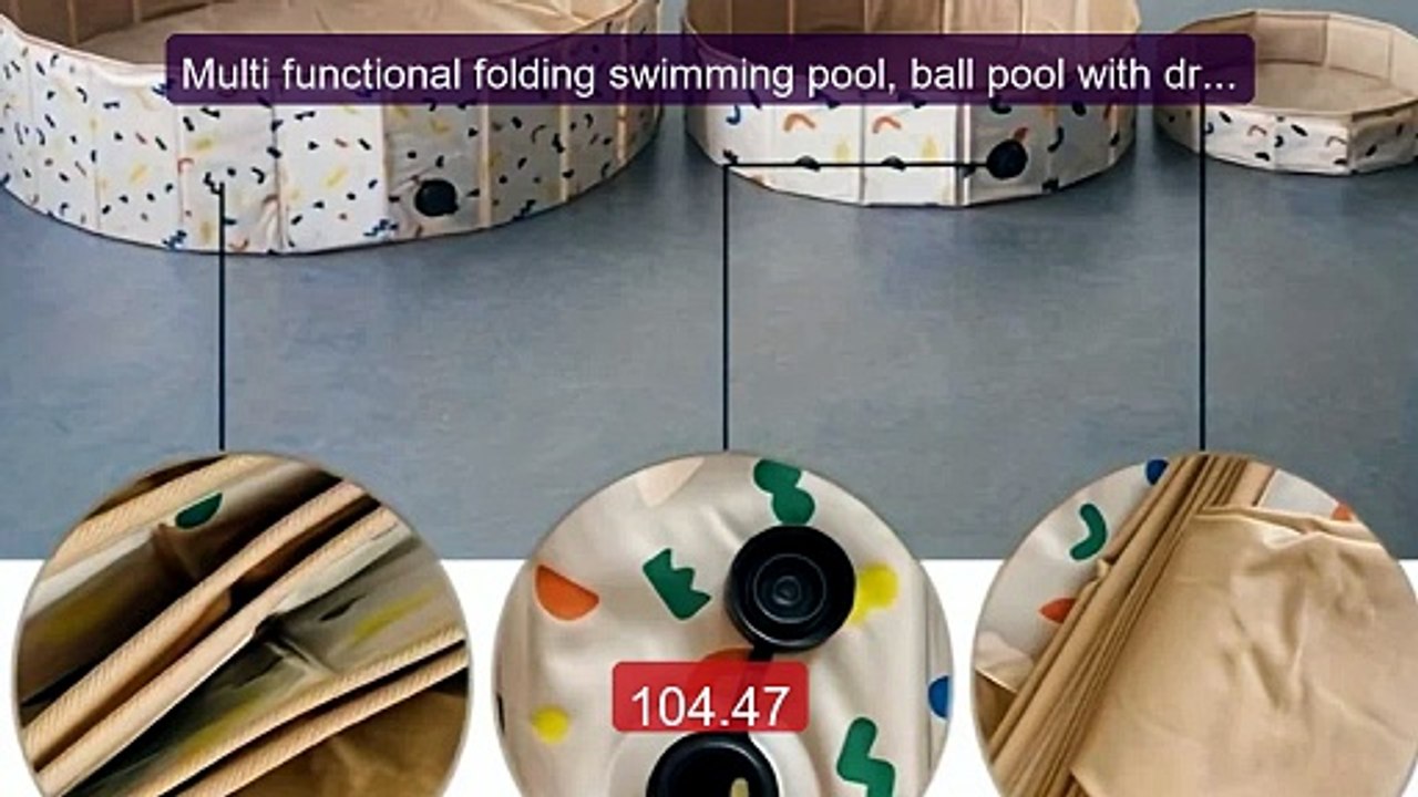 Multi functional folding swimming pool, ball pool with drai... -- Top Pick 2026 | Unbeatable Price!