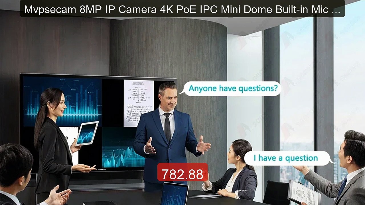 Mvpsecam 8MP IP Camera 4K PoE IPC Mini Dome Built-in Mic IP67... -- Amazing Value 2026 | Must Have!