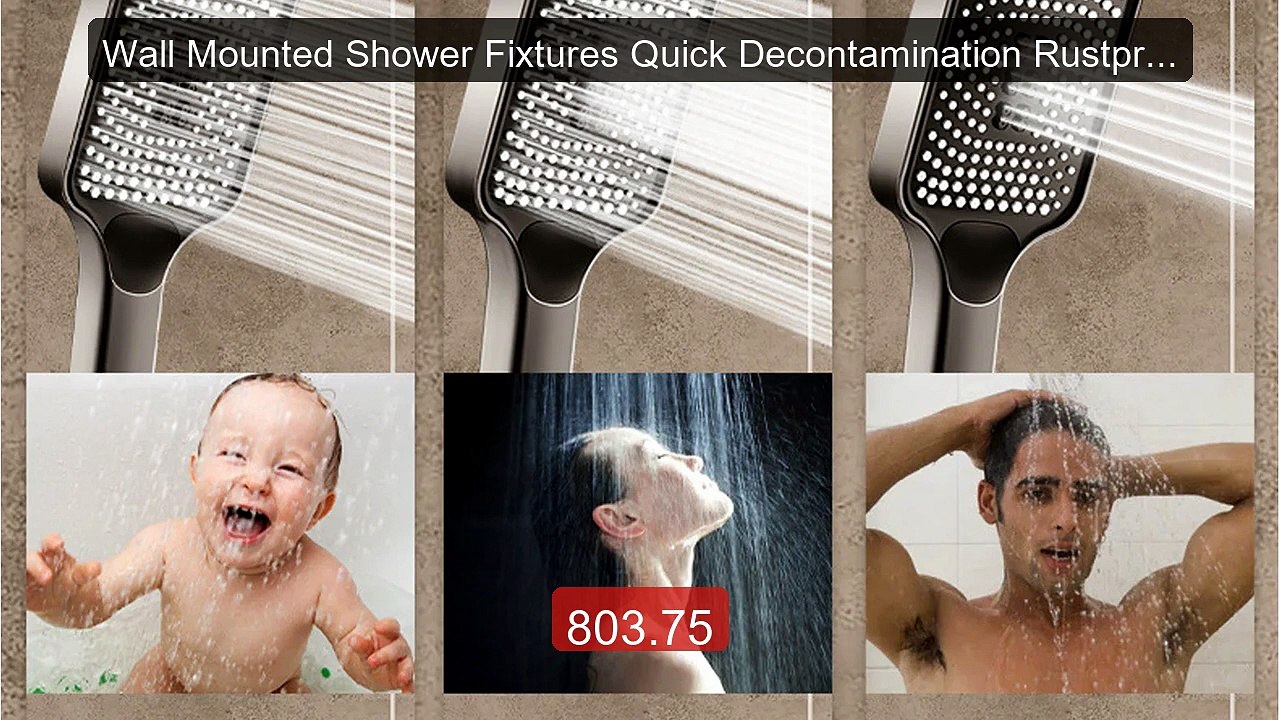 Wall Mounted Shower Fixtures Quick Decontamination Rustproof  ... -- Hot Deal 2026 | Limited Offer!