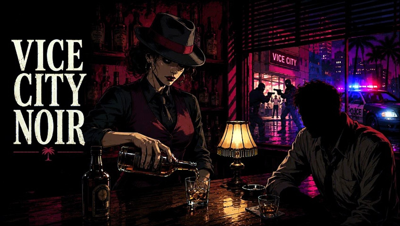 🚬 Vice City After Hours: Jazz Ambiente para Longas Noites de Estudo/Trabalho/Descanso/Dormir