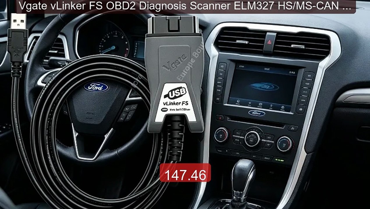 Vgate vLinker FS OBD2 Diagnosis Scanner ELM327 HS/MS-CAN Co... -- Top Pick 2026 | Unbeatable Price!