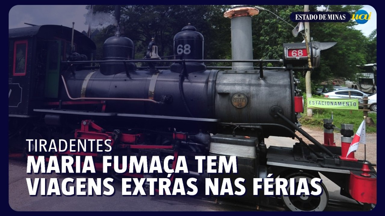Maria Fumaça faz viagens extras nas férias esco...