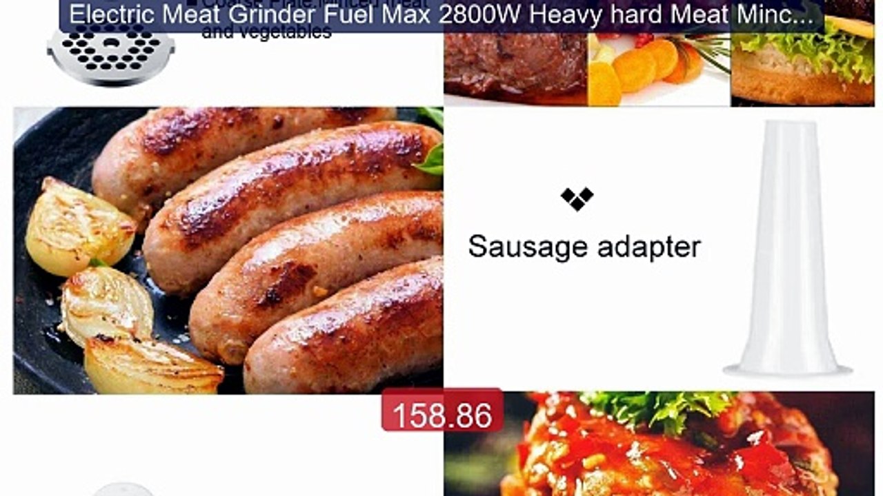 Electric Meat Grinder Fuel Max 2800W Heavy hard Meat Mincer Sausag... -- Best Deal 2026 | Shop Now!