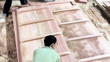 Wooden door making process ||| Wooden door making process #bamboocraft #woodenhousebuilding #bambooproducts #WorldCupChatting