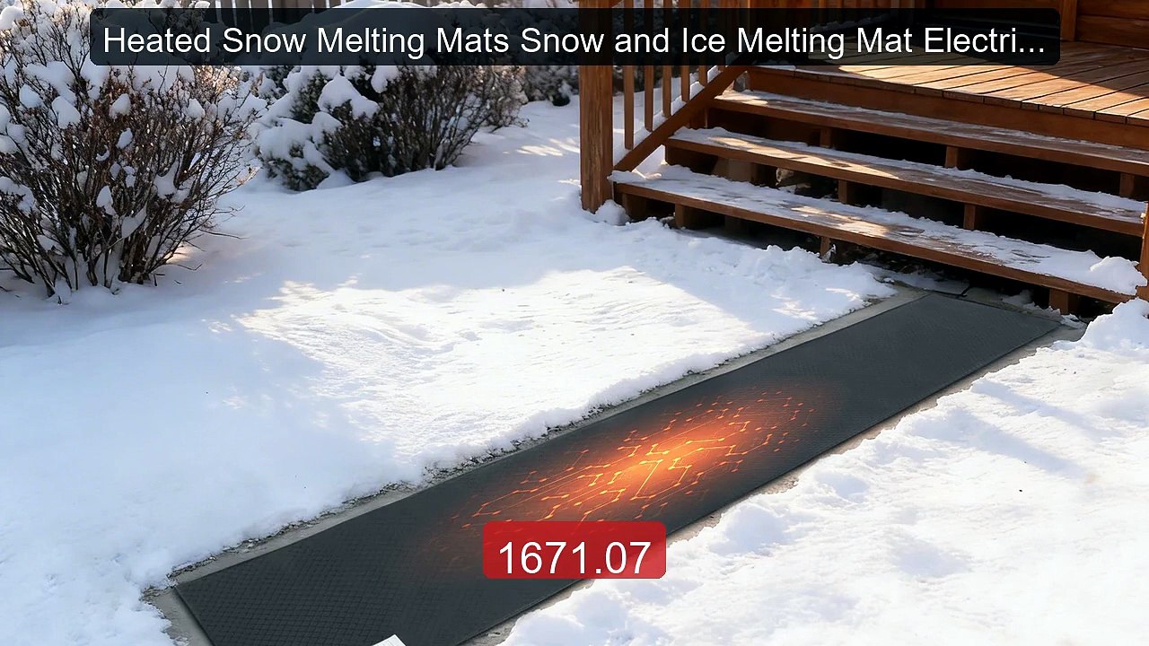 Heated Snow Melting Mats Snow and Ice Melting Mat Electric Snow Me... -- Best Deal 2026 | Shop Now!