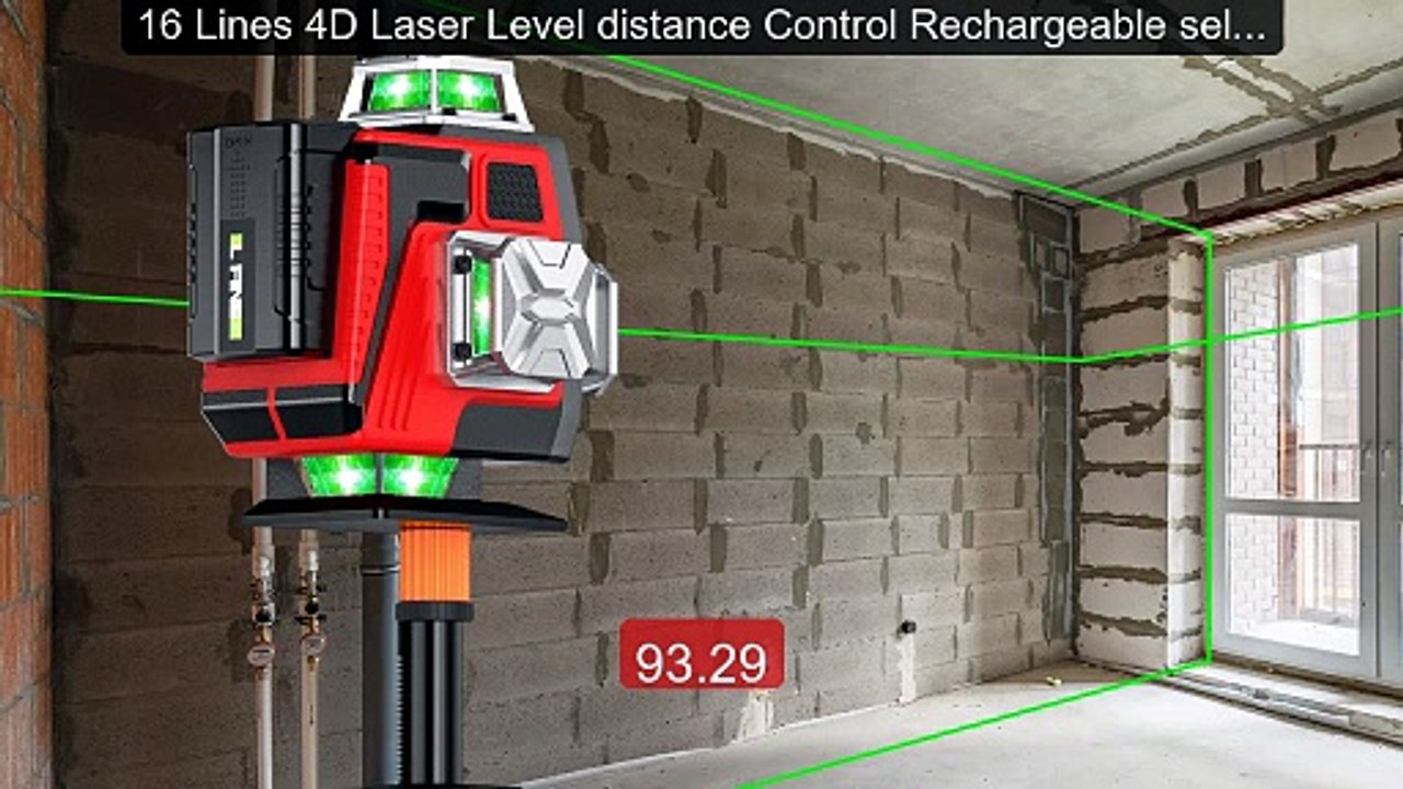 16 Lines 4D Laser Level distance Control Rechargeable selfleveling... -- Best Deal 2026 | Shop Now!