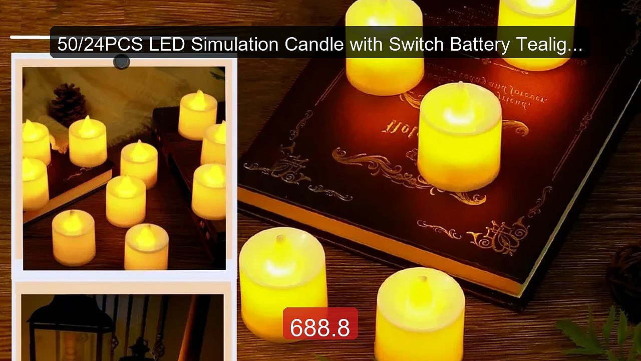 50/24PCS LED Simulation Candle with Switch Battery Tealights Candl... -- Best Deal 2026 | Shop Now!