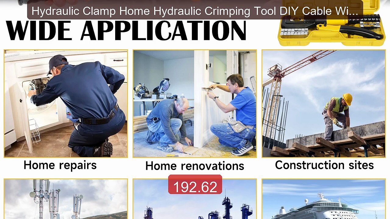 Hydraulic Clamp Home Hydraulic Crimping Tool DIY Cable Wiri... -- Top Pick 2026 | Unbeatable Price!