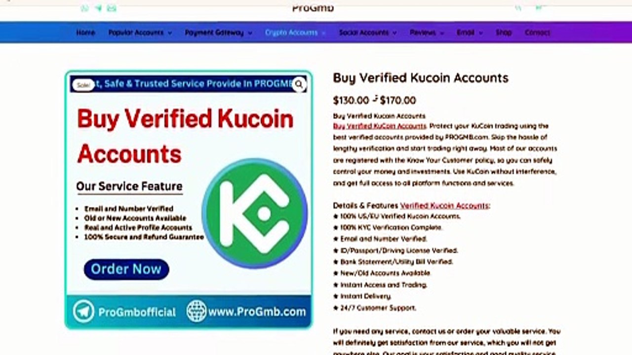 TOp 11 Best Sites to Buy Verified KuCoin Accounts