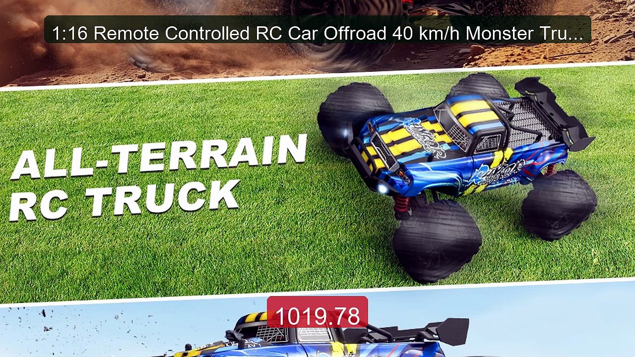 1:16 Remote Controlled RC Car Offroad 40 km/h M...