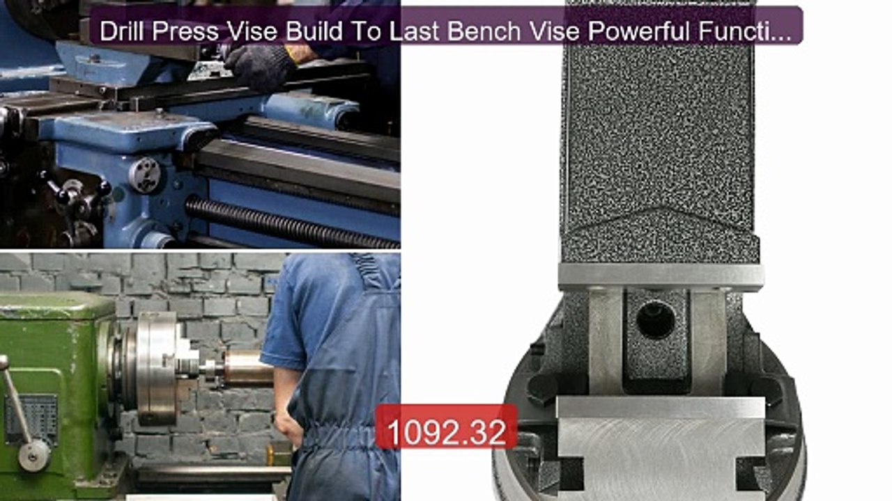 Drill Press Vise Build To Last Bench Vise Powerful Function T... -- Amazing Value 2026 | Must Have!