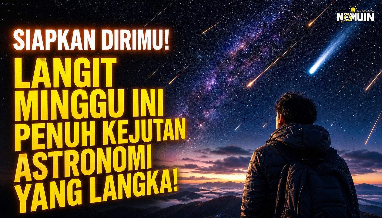 7 Fenomena Langit Minggu Ini: Dari Komet Langka Hingga Hujan Meteor Terbaik!