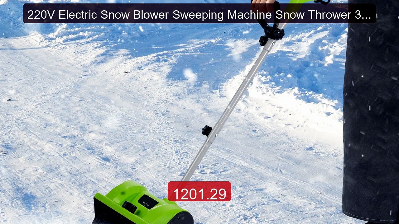 220V Electric Snow Blower Sweeping Machine Snow Thrower 3500rpm Sp... -- Best Deal 2026 | Shop Now!