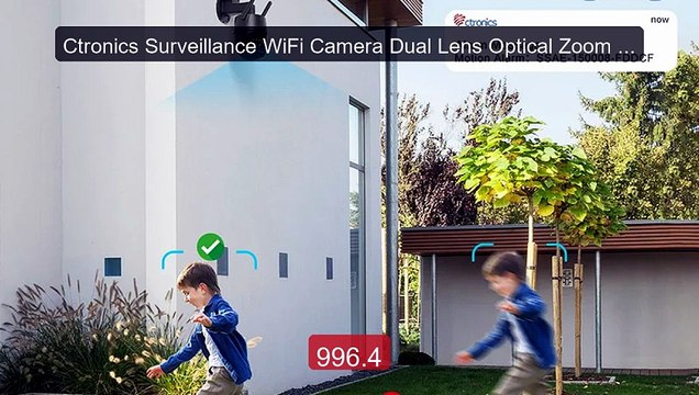Ctronics Surveillance WiFi Camera Dual Lens Optical Zoom Outdoor 36... Top Rated 2026 | Buy Now!