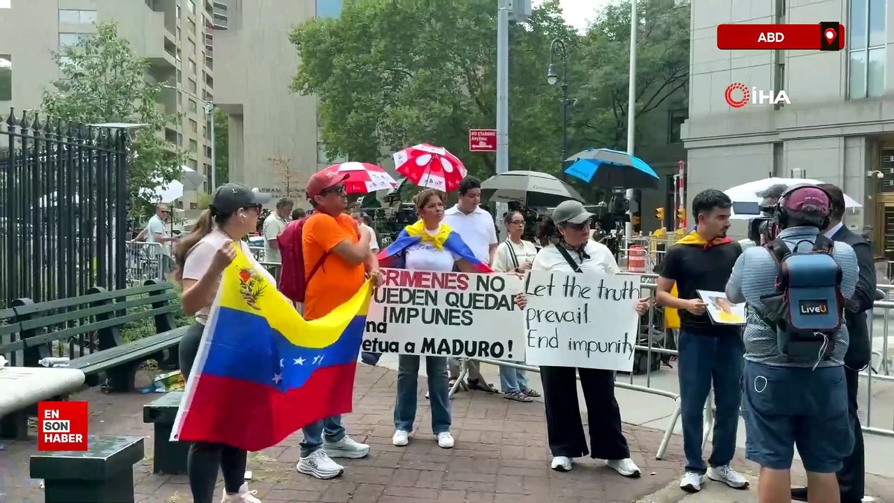 Maduro ve eşi New York'ta hakim karşısına çıktı