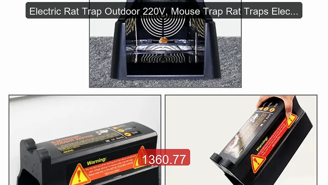 Electric Rat Trap Outdoor 220V, Mouse Trap Rat Traps Electric For I... -- Top Rated 2026 | Buy Now!
