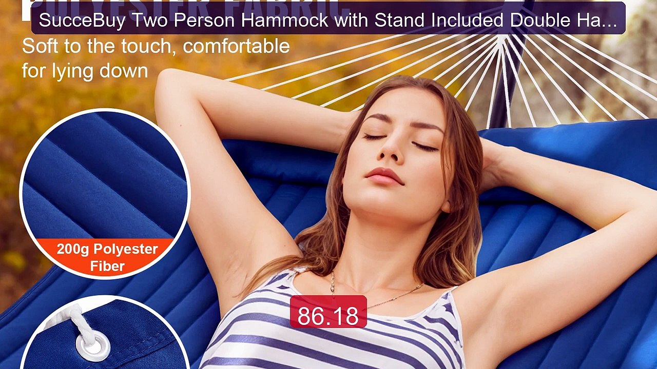 SucceBuy Two Person Hammock with Stand Included Double Hammock with... -- Top Rated 2026 | Buy Now!