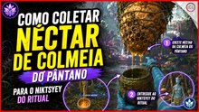 Avatar Frontiers of Pandora, Como coletar néctar de colmeia do pântano para o niktsyey do ritual