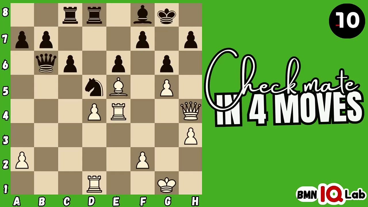 #BrilliantSacrifice 🧠💔 Can you checkmate in 4 moves? (Part 56) (White to play)♟️