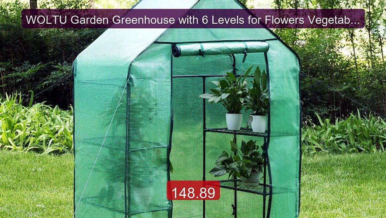 WOLTU Garden Greenhouse with 6 Levels for Flowe...