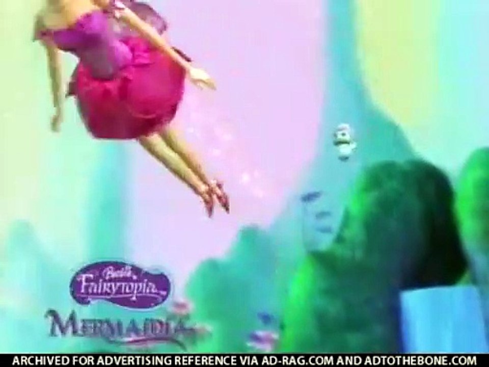 Mattel: Barbie Fairytopia Mermaidia Glitter Swirl Fairy Doll Commercial! (2006)