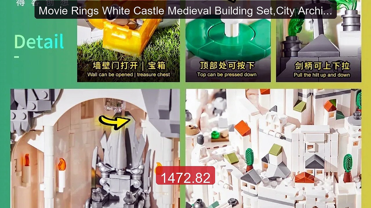 Movie Rings White Castle Medieval Building Set,City Architecture Mo... -- Top Rated 2026 | Buy Now!