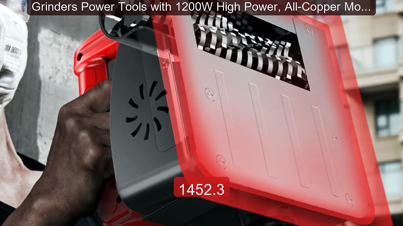 Grinders Power Tools with 1200W High Power, All-Copper Motor, Adju... -- Best Deal 2026 | Shop Now!