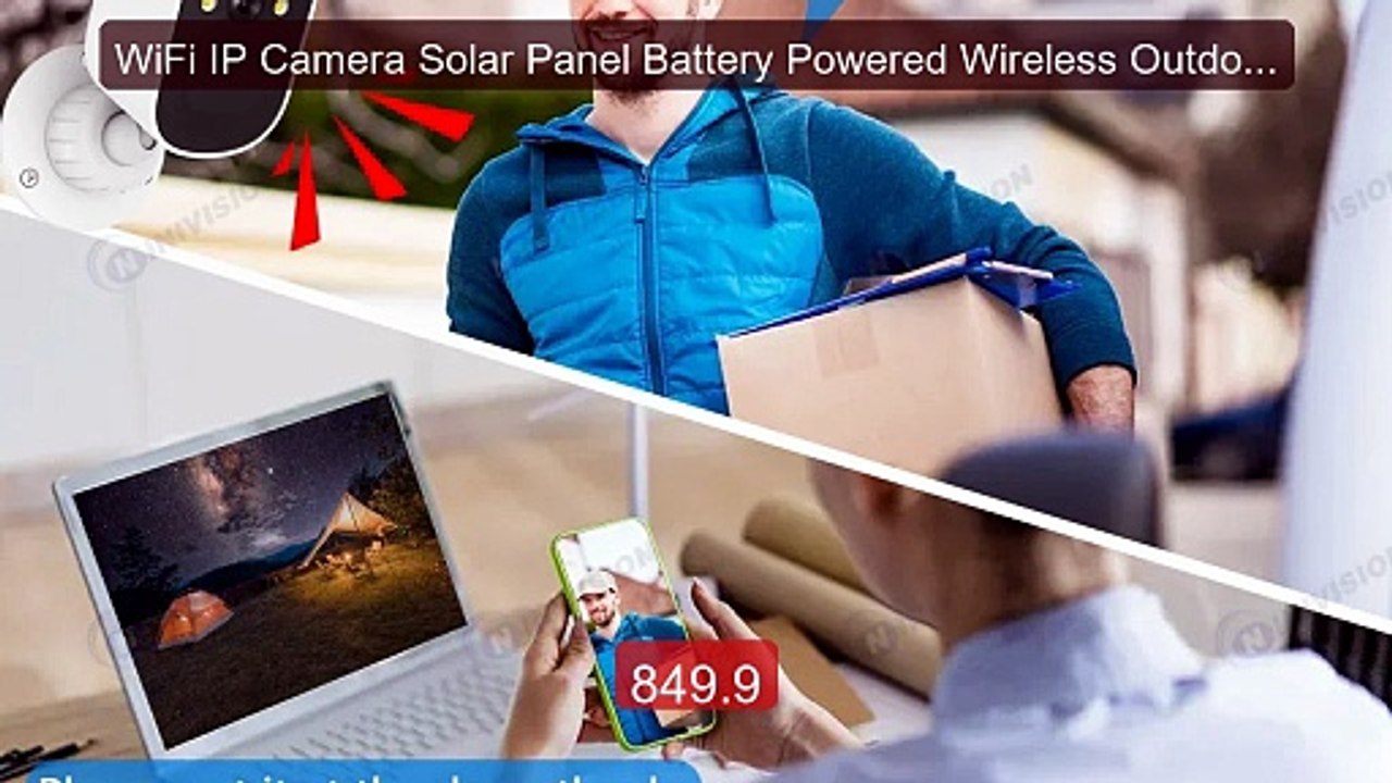 WiFi IP Camera Solar Panel Battery Powered Wireless Outdoor... -- Top Pick 2026 | Unbeatable Price!