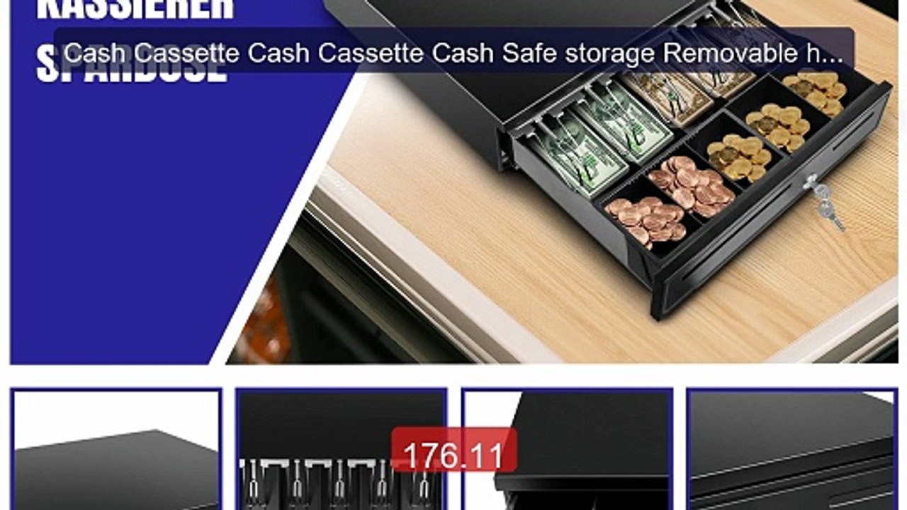 Cash Cassette Cash Cassette Cash Safe storage Removable hand f... -- Hot Deal 2026 | Limited Offer!