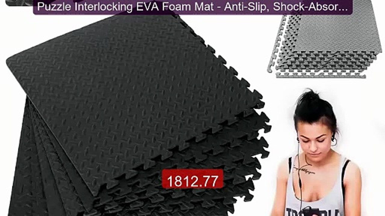 Puzzle Interlocking EVA Foam Mat - Anti-Slip, Shock-Absorbing... -- Amazing Value 2026 | Must Have!
