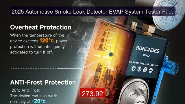 2025 Automotive Smoke Leak Detector EVAP System Tester Fuel Pi... Hot Deal 2026 | Limited Offer!
