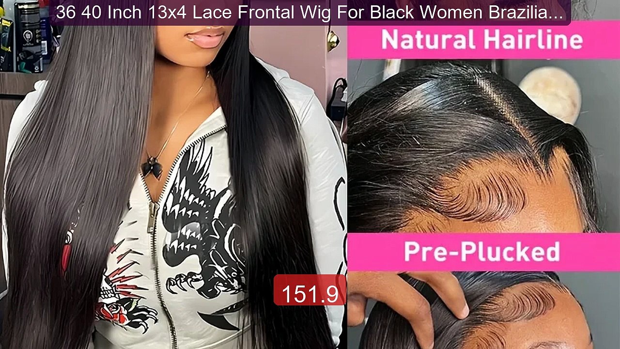 36 40 Inch 13x4 Lace Frontal Wig For Black Women Brazilian Wigs Hum... -- Top Rated 2026 | Buy Now!