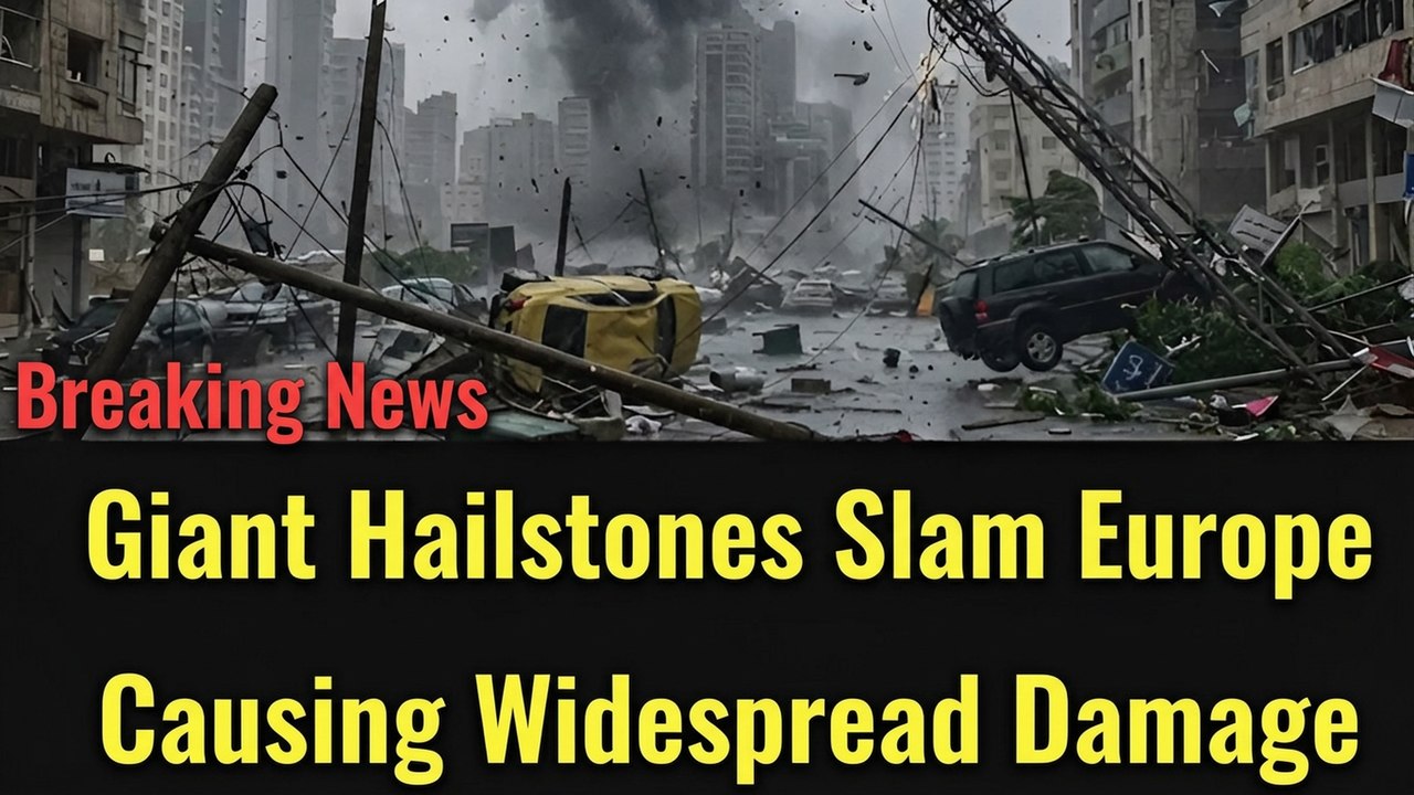 Breaking: Massive Hailstorm Hits European Country, Causing Widespread Damage