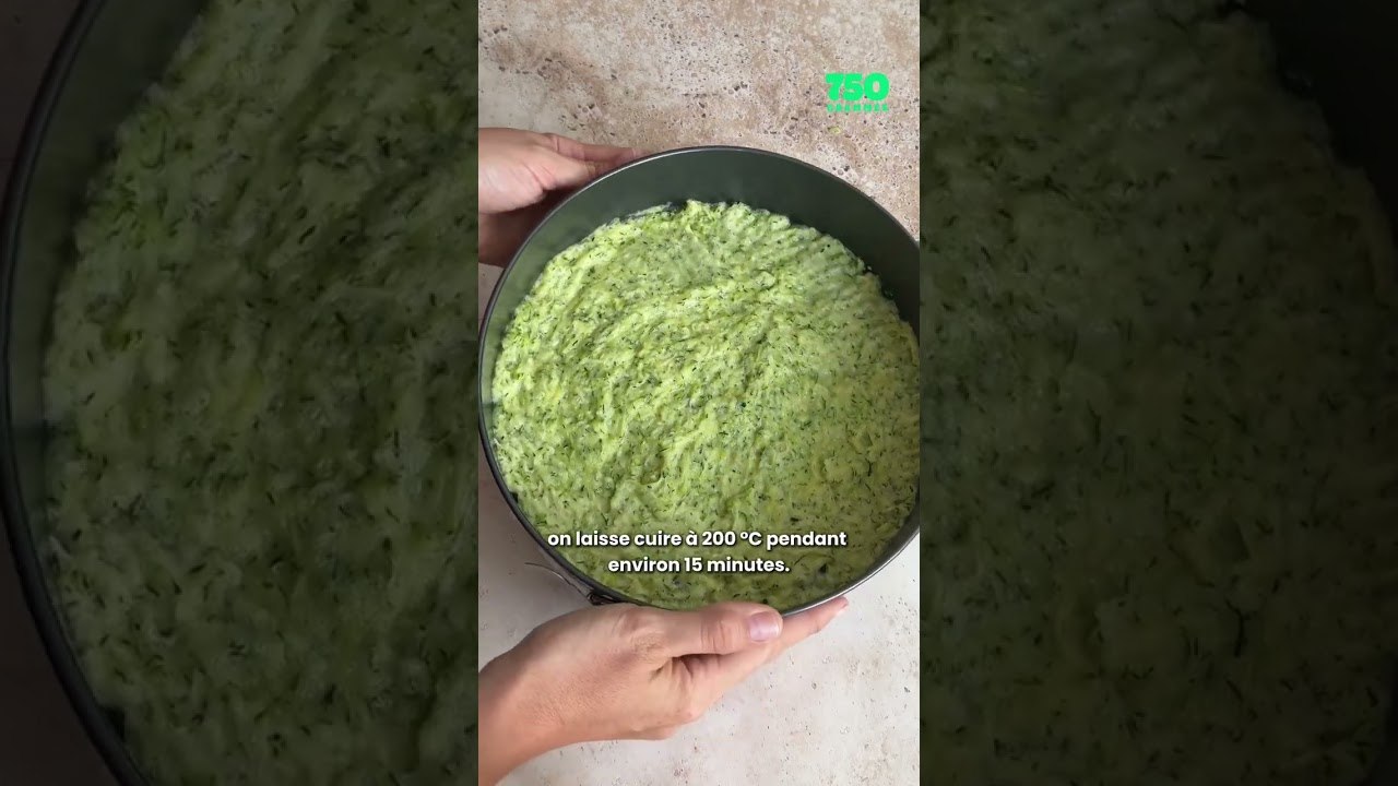 Une pâte à pizza avec des courgettes, il fallait y penser ! 😋 Pour faire une pizza estivale plus