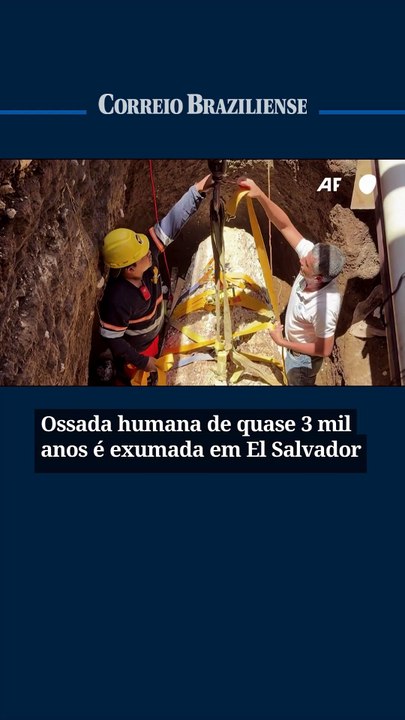 Ossada humana de quase 3 mil anos é exumada em El Salvador
