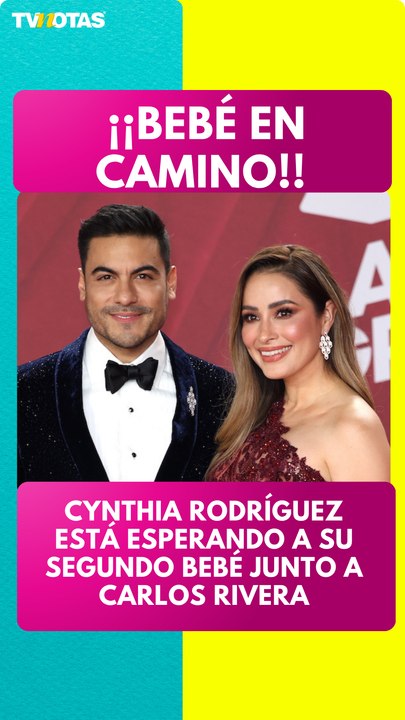 Cynthia Rodríguez está esperando a su segundo bebé junto a Carlos Rivera