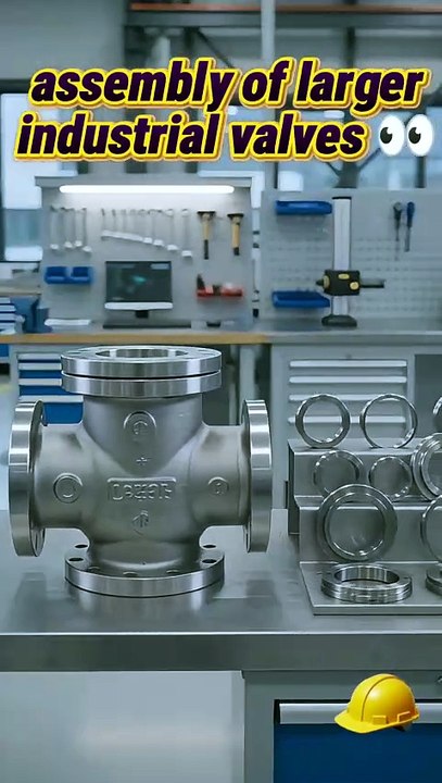 This si how the largest industrial valves are assembled