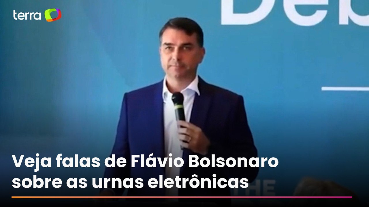 Veja como foi a declaração de Flávio Bolsonaro sobre urnas eletrônicas já desmentida pelo TSE