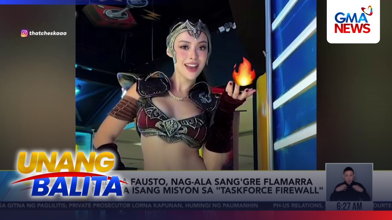 Cheska Fausto, nag-ala Sang'gre Flamarra para sa isang misyon sa "Taskforce Firewall" | Unang Balita
