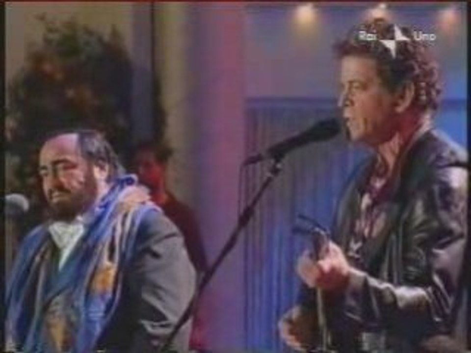 Lou Reed and Luciano Pavarotti Perfect Day 2001