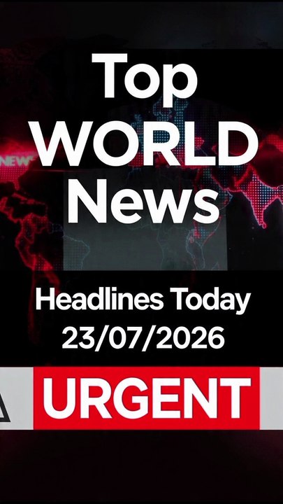 Top World News is headlines today 23/07/2026
