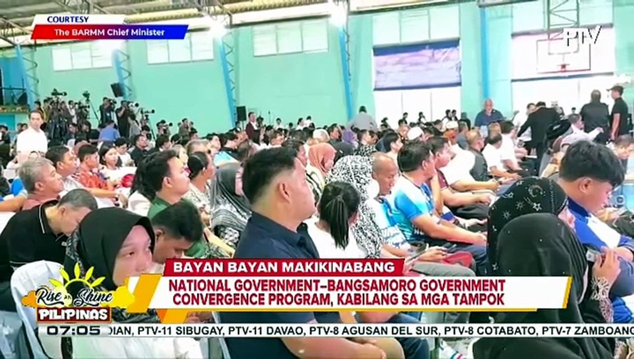 ‘Bayan Bayan Makikinabang’ program, inilunsad sa BARMM; PBBM, tiniyak ang patuloy na suporta ng pamahalaan sa Bangsamoro | ulat ni Trisha Aragon ng PTV Cotabato