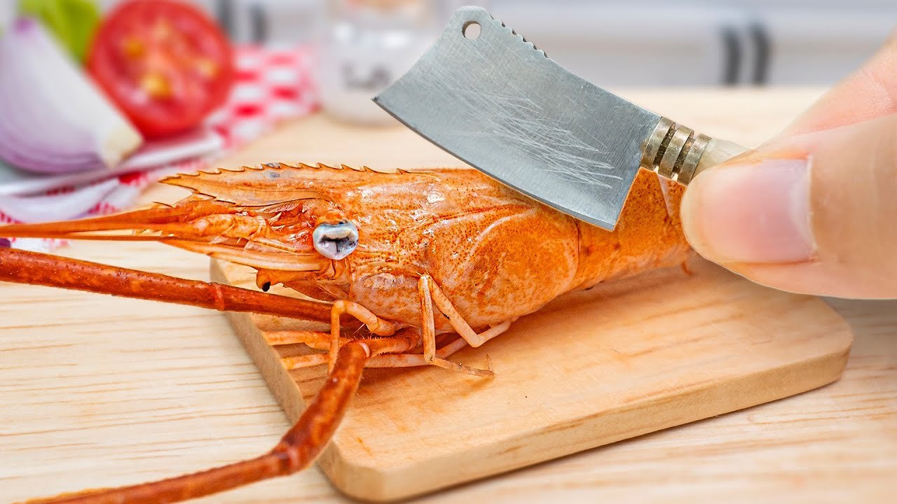 Delicious Cooking Homemade Lobster Roll 🦞 Most Satisfying Miniature Seafood Recipe by Mini Yummy