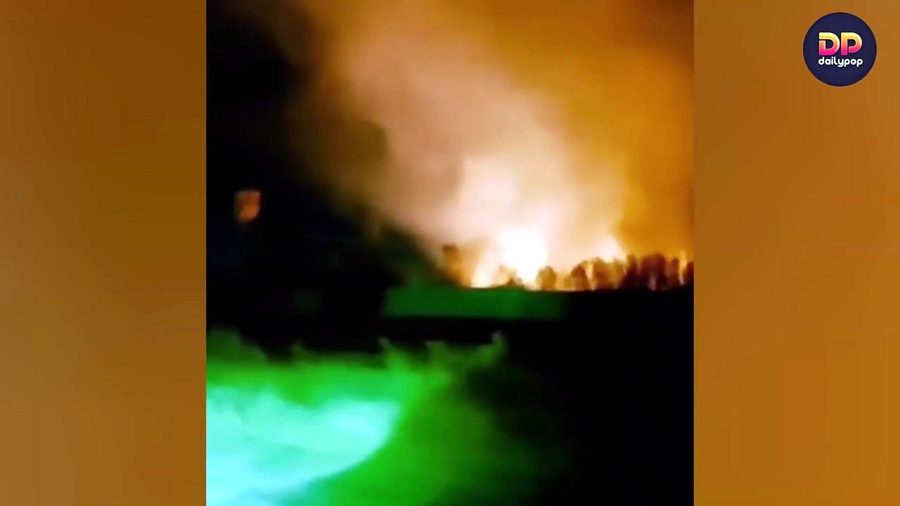 Una bola de fuego ilumina el suroeste de Irán tras un ataque de EE.UU. a una base militar