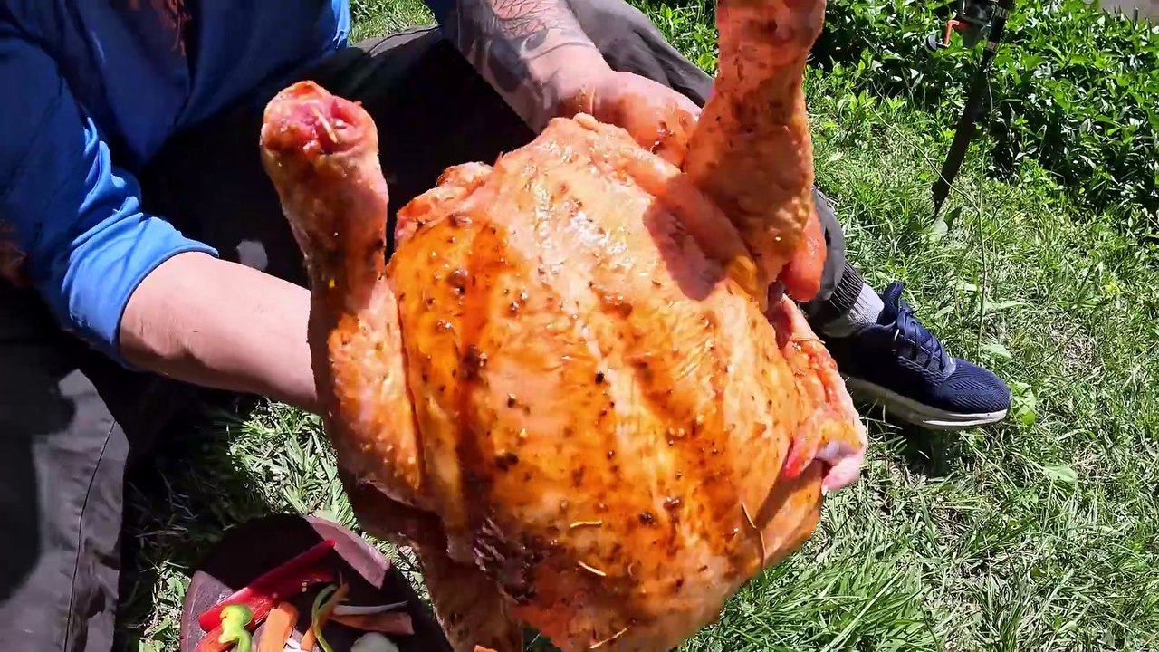 Este rio es increíble, pesca y cocina, pollo asado al barro, tarariras gigantes, pesca de barrio
